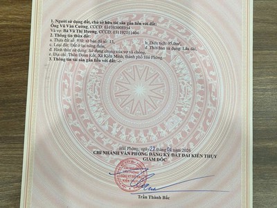 Lô đất 95m2 minh tân kiến thụy - ngõ rộng 5m bám sát ga lc-hn-hp zalo 0567 222 555 4