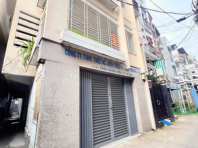 Bán nhà 3 tầng hxh căn góc 2 mặt đường trần quang diệu, p.14, quận 3 - dt đẹp 5m nở hậu 6,6m   19m 0