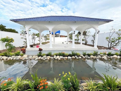 Villa sân vườn mái nhật   985m    full nội thất   chỉ 8 tỷ sát vách hóc môn 0