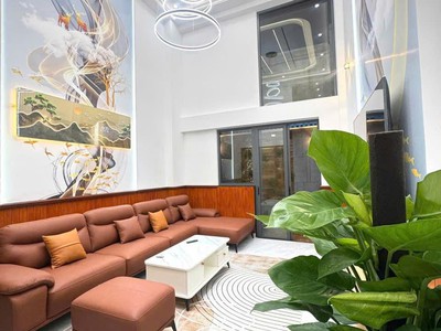  nhà mới tinh 5 tầng vào ở ngay    ô tô ngủ trong nhà  - gần cv pm quang trung - giáp gò vấp - 1