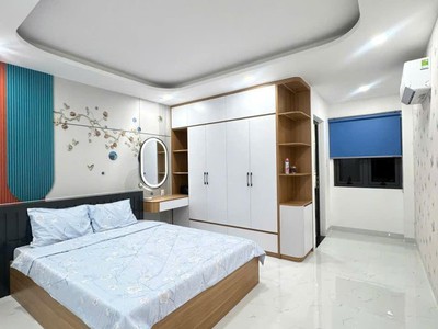  nhà mới tinh 5 tầng vào ở ngay    ô tô ngủ trong nhà  - gần cv pm quang trung - giáp gò vấp - 4