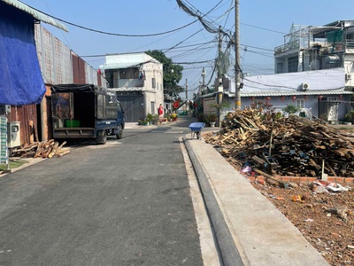 đất mặt tiền đường nhựa 6m   đông thạnh   giá tốt 0