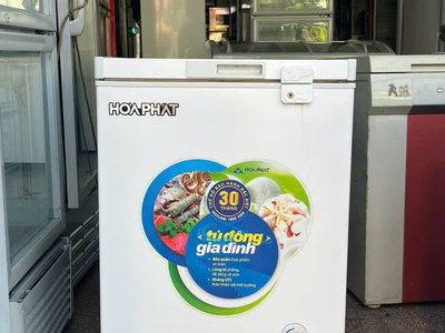 Thanh lý tủ đông hiệu Hòa Phát - 100 lít mới 90 0