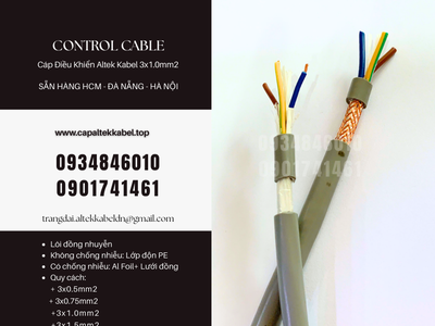 Cáp điện, cáp điều khiển 3x1.0mm Đà Nẵng, Huế, Quảng Ngãi, Quảng Trị 2