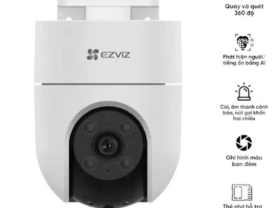 Camera WIFI quay/quét ngoài trời EZVIZ CS-H8c Pro 2K 0