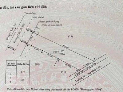 Nhà mặt đường Trần Tất Văn  gần ngã 5 Kiến An  - 401,2m2 - MT 9,3m - 2 mặt thoáng - giá tốt 0