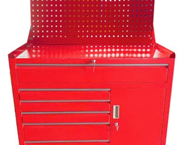 Tủ đồ nghề 6 ngăn kéo 1 cánh kết hợp bảng treo 4