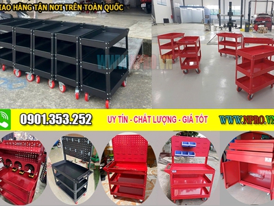 Tủ đồ nghề 6 ngăn kéo 1 cánh kết hợp bảng treo 3