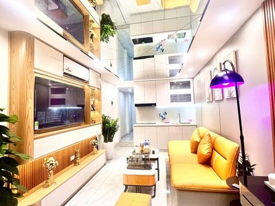 Nhà đẹp phố hoàng hoa thám 31m 5t thang máy ngõ nông vài bước ra mặt phố- thông phố đồng cổ 0