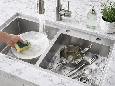 Chậu vòi rửa Keranox   Bền đẹp chuẩn inox, dùng 10 năm vẫn như mới 5