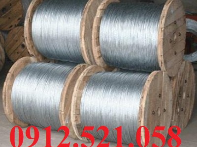 Cáp thép mạ kẽm D8,D6,D5,D4,D3,D2,D1 Thanh Trì 0968521058 Kim khí Thanh Sơn Hà Nội có cốt nhôm D2 7