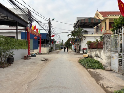 Bán đất tuyến chính Tân Vũ 2   Tràng Cát thông thẳng vào KCN Nam Tràng Cát dt 85m2 đường nhựa 8m. 0