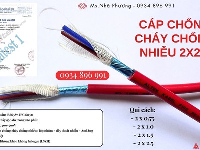 Dây chống cháy chống nhiễu 2x1.5mm  giá tốt tại Đà Nẵng   Huế   Quảng Trị   Giao nhanh trong ngày 0