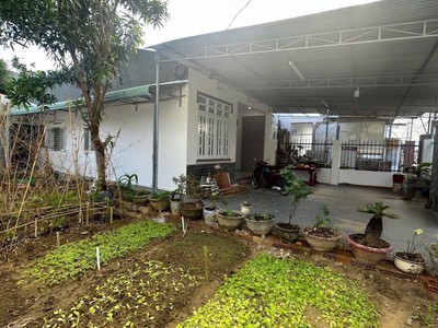 Bán căn nhà cấp 4 sân vườn mặt tiền đường sông cầu-diên an 2