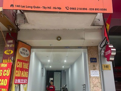 Cho thuê cửa hàng - giá tốt - vị trí đắc địa tại số 144, lạc long quân, tây hồ, hà nội 0