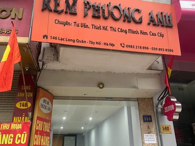 Cho thuê cửa hàng - giá tốt - vị trí đắc địa tại số 144, lạc long quân, tây hồ, hà nội 1