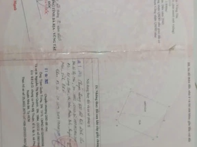 Chính chủ cần bán lô đất rộng 3 mặt tiền giá tốt tại hồ tràm 2