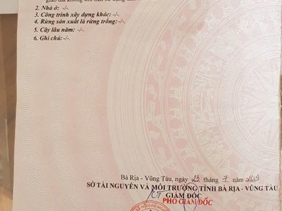 Chính chủ cần bán lô đất rộng 3 mặt tiền giá tốt tại hồ tràm 4