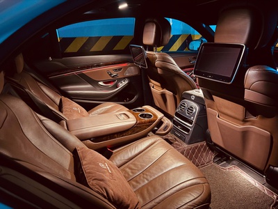 Chính chủ bán xe Mercedes S400 : Trắng - Nâu 5