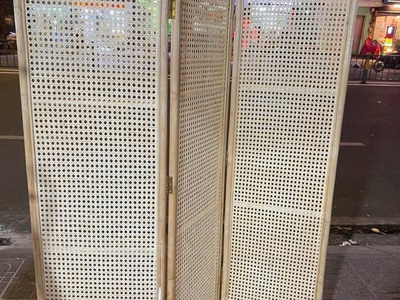 Bình phong mây mắt cáo gấp gọn- giá rẻ 3