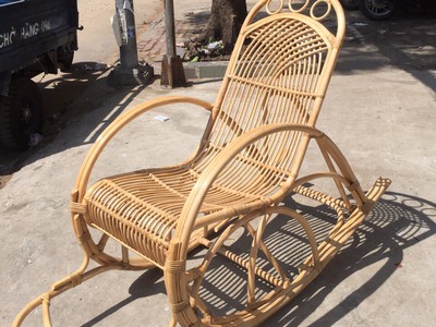 Ghế thư giãn bập bênh mây tre 0