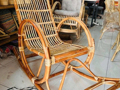 Ghế thư giãn bập bênh mây tre 1