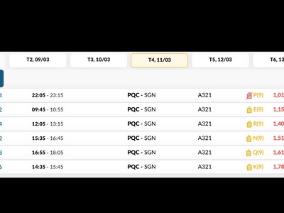 Vé Máy Bay Phú Quốc  PQC  - Hà Nội  HAN  Thứ bảy 28/03/2026 2