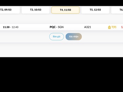 Vé Máy Bay Phú Quốc  PQC  - Hà Nội  HAN  Thứ bảy 28/03/2026 3