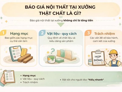 Báo Giá Nội Thất Tại Xưởng Chi Tiết   Cách Đọc Báo Giá Để Tránh Phát Sinh 0