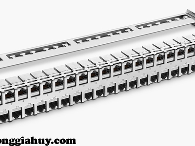 Thanh đấu nối 48 cổng 1U Cat6A Ancomteck , ACT-48S1U ACT-S6A-001 0