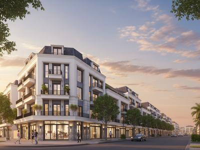 Bích Động Lakeside - liền kề góc 157m2 - mặt đường 19m - 70 triệu/m2 - không gian đẳng cấp 0