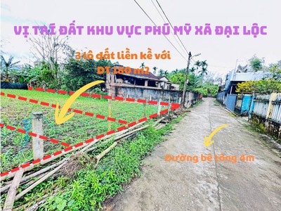 Đất nằm tại Đông Phú   Phú Mỹ   Đại Hiệp, ngay khu vực giáp Hòa Khương   Đà Nẵng. ✔ Nằm gần DT609 4