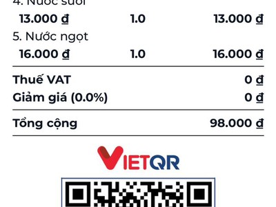 Phần mềm máy tính tiền giá rẻ cho tiệm cafe 8