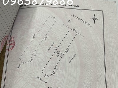 Bán nhà mặt phố phan bội châu, quy nhơn. diện tích sử dụng 175,5 m2 2