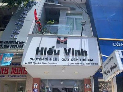 Bán nhà mặt phố phan bội châu, quy nhơn. diện tích sử dụng 175,5 m2 0