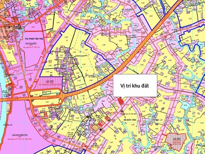 Bán đất lúa chuyển thổ xã vàm cỏ gần quốc lộ 50b giá 3,8 tỷ 1