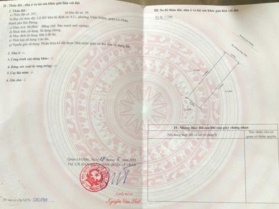 Đất mặt đường 30m siêu rộng a51 vĩnh niệm - 60m - vỉa hè 5m - giá 6 tỉ 3