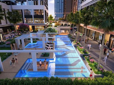 Chính chủ gửi bán cặp căn g3   g4 thuộc tòa k8 starlake tây hồ tây, tầng trung, view bể bơi và vườn 1