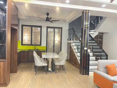 Cho thuê nhà xây mới tinh ,đủ đồ , ô tô để trong sân tại Đặng Cương , An Dương . Chuyên gia , gia đì 0