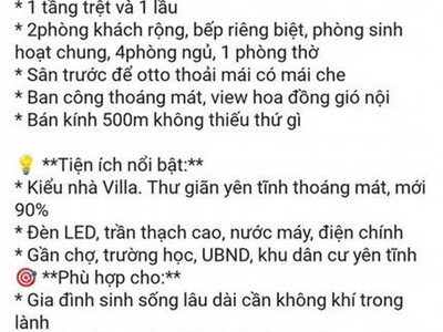 Nhà đẹp   giá tốt  cần bán căn nhà villa nguyên căn  tại 22 bầu đá 4, diên sơn, diên khánh, khánh 4