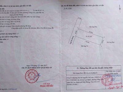 Bán đất ngõ số 10 Cát Khê, Tràng Cát Cát 65,2m2 giá chỉ 1 tỷ 550 2