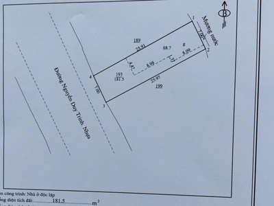  Cơ hội vàng đầu tư    Bán đất mặt tiền đường Nguyễn Duy Trinh   182m    Ngũ Hành Sơn, ĐN. 0