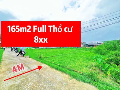 Đất Full thổ cư 165m2 - giá chỉ 8xx - thuộc Đà Nẵng 0