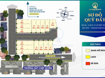 Quỹ đất ngay đầu mỹ đức - gần chợ, cầu mỹ hòa - cách trung tâm hà đông chỉ 23km - giá đầu tư 4