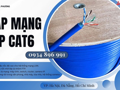 Cáp Mạng Ftp6 Chất Lượng Cao Có Sẵn Ninh Thuận, Bình Thuận, Lâm Đồng 0