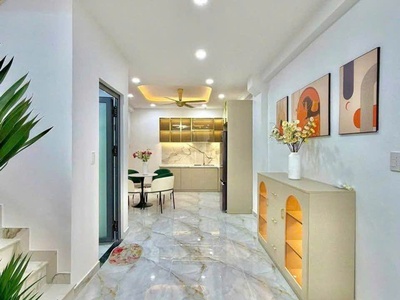 Nhà mới - giá tốt - vị trí đẹp hẻm 361 phan văn trị - 50m2 kết cấu 3 tầng - full nội thất. 2