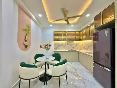 Nhà mới - giá tốt - vị trí đẹp hẻm 361 phan văn trị - 50m2 kết cấu 3 tầng - full nội thất. 3