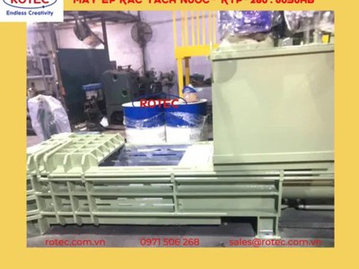 MÁY ÉP RÁC TÁCH NƯỚC ROTEC VIỆT NAM: Công nghệ xử lý rác thải thông minh cho doanh nghiệp hiện đại 0