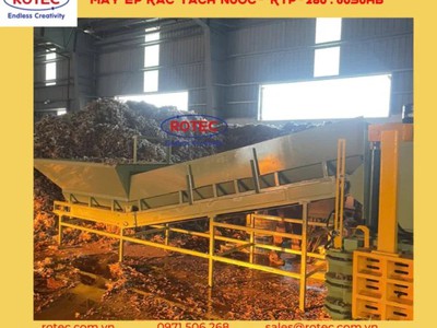 MÁY ÉP RÁC TÁCH NƯỚC ROTEC VIỆT NAM: Công nghệ xử lý rác thải thông minh cho doanh nghiệp hiện đại 2