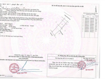 Chính chủ cần bán nhà 2 mặt tiền đường phan bội châu, ninh hòa, dt 178,8m2, giá 4,5 tỷ 0